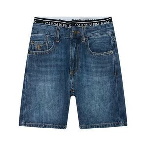 Calvin Klein Jeans Džínsové šortky IB0IB00789 Tmavomodrá Regular Fit vyobraziť