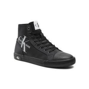 Calvin Klein Jeans Plátenky Vulcanized High Laceup Pes YM0YM00020 Čierna vyobraziť