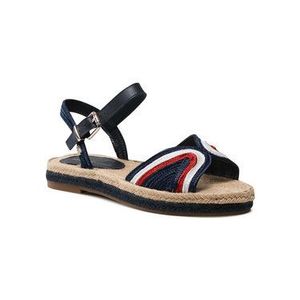 Tommy Hilfiger Espadrilky Th Artisanal Flat Sandal FW0FW05595 Tmavomodrá vyobraziť