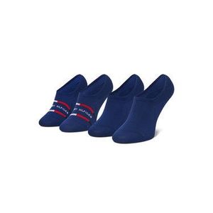 Tommy Hilfiger Súprava 2 párov krátkych pánskych ponožiek 100002213 Tmavomodrá vyobraziť