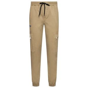 Diamante Wear Jogger nohavice Unisex Cargo V3 5490 Béžová Regular Fit vyobraziť