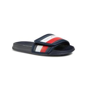 Tommy Hilfiger Šľapky Maxi Velcro Pool Slide T3B0-30761-0739 S Tmavomodrá vyobraziť