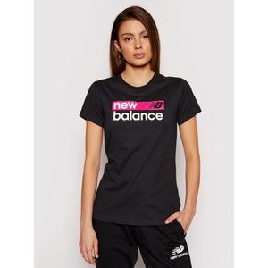 New Balance Tričko WT03806 Čierna Athletic Fit vyobraziť