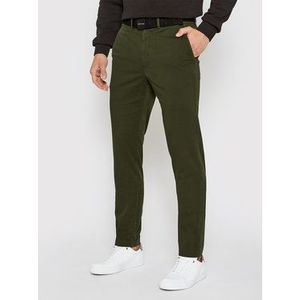 Calvin Klein Chino nohavice K10K106894 Zelená Slim Fit vyobraziť