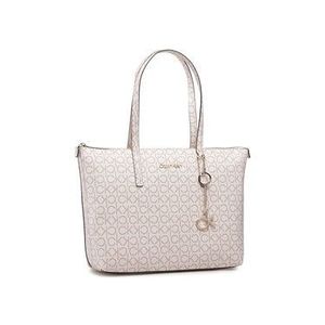 Calvin Klein Kabelka Shopper Md Monogram K60K608101 Biela vyobraziť