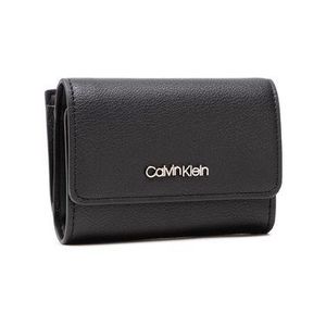 Calvin Klein Malá dámska peňaženka Trifold Sm K60K607955 Čierna vyobraziť