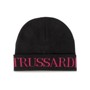 Trussardi Čiapka Beanie Logo 59Z00248 Čierna vyobraziť