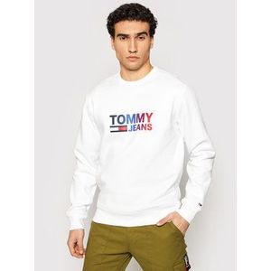 Tommy Jeans Mikina Tjm Ombre Corp Logo DM0DM10202 Biela Regular Fit vyobraziť