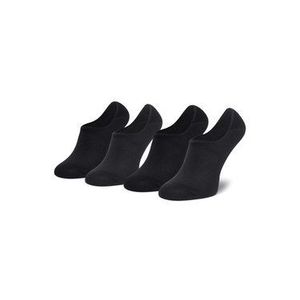 Calvin Klein Súprava 2 párov krátkych pánskych ponožiek 100001919 Čierna vyobraziť