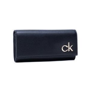 Calvin Klein Veľká dámska peňaženka Trifold Lg K60K608089 Čierna vyobraziť