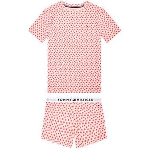 Tommy Hilfiger Pyžamo Set Print UG0UG00362 Ružová vyobraziť