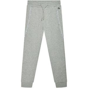 Calvin Klein Jeans Teplákové nohavice Logo Piping IB0IB00711 Sivá Regular Fit vyobraziť