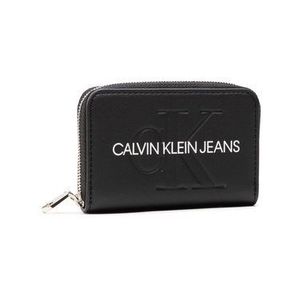 Calvin Klein Jeans Malá dámska peňaženka Med Zip Around K60K608007 Čierna vyobraziť
