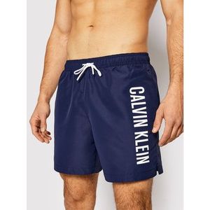 Calvin Klein Swimwear Plavecké šortky Medium Drawstring KM0KM00570 Tmavomodrá Regular Fit vyobraziť