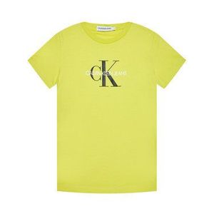 Calvin Klein Jeans Tričko IU0IU00068 Žltá Regular Fit vyobraziť