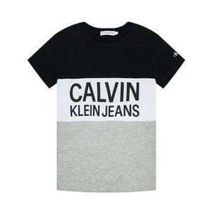 Calvin Klein Jeans Tričko Colour Block Logo IB0IB00887 Farebná Regular Fit vyobraziť
