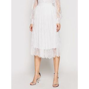 Ermanno Firenze Plisovaná sukňa GN05PIZ Biela Regular Fit vyobraziť
