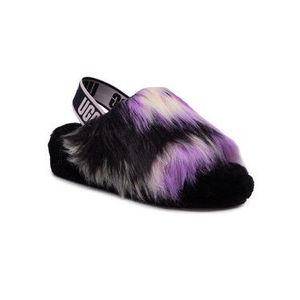 Ugg Papuče W Fluff Yeah Slide Tie Dye 1117326 Čierna vyobraziť