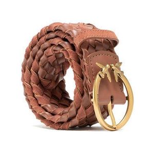 Pinko Dámsky opasok Love Berry Small Woven Belt. PE 21 PLT01 1H20W2 Y6XK Hnedá vyobraziť