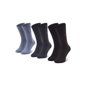 Calvin Klein Súprava 3 párov vysokých pánskych ponožiek 100001752 r.OS Modrá vyobraziť