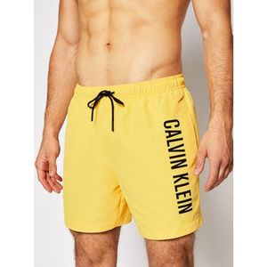 Calvin Klein Swimwear Plavecké šortky Medium Drawstring KM0KM00570 Žltá Regular Fit vyobraziť