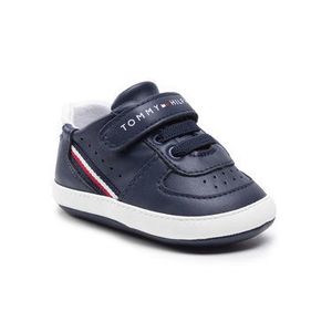 Tommy Hilfiger Sneakersy Lace Up Velcro Shoe T0B4-31063-1180 Tmavomodrá vyobraziť