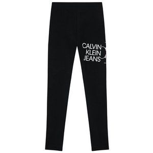 Calvin Klein Jeans Legíny Hybrid Logo IG0IG00856 Čierna Slim Fit vyobraziť