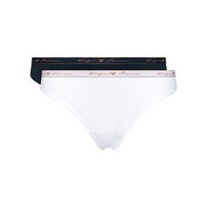 Emporio Armani Underwear Súprava 2 kusov brazílskych nohavičiek 163337 1P223 17135 Tmavomodrá vyobraziť