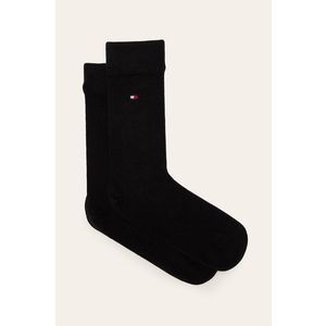 Detské ponožky Tommy Hilfiger (2-pak) čierna farba vyobraziť