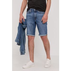 Rifľové krátke nohavice Calvin Klein Jeans pánske vyobraziť