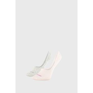 2 PACK dámskych ponožiek Calvin Klein Jessica sivo-ružové vyobraziť