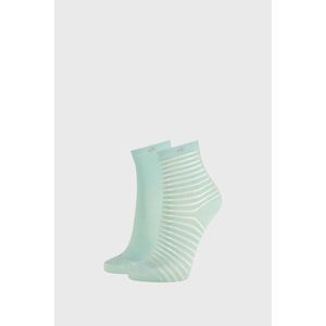 2 PACK dámskych ponožiek Calvin Klein Lilly zelené vyobraziť