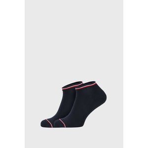 2 PACK modrých ponožiek Tommy Hilfiger Iconic Sneaker vyobraziť