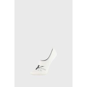 Dámske ponožky Calvin Klein Brooklyn biele vyobraziť