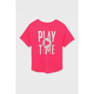 Dievčenské tričko Mayoral Playtime ružové vyobraziť
