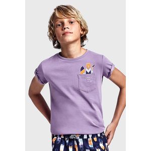 Chlapčenské tričko Mayoral Grape fialové vyobraziť