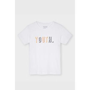 Chlapčenské tričko Mayoral Youth biele vyobraziť