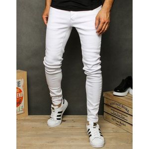 Moderné biele pánske džínsy UX2628 skl.21 vyobraziť