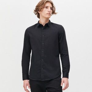 Reserved - Košeľa z organickej bavlny - Čierna vyobraziť