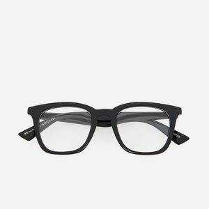 Reserved - Nedioptrické okuliare s čiernym rámom - Čierna vyobraziť