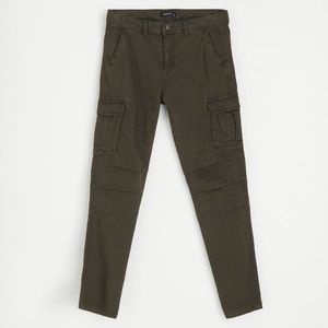 Reserved - Cargo nohavice slim fit - Khaki vyobraziť