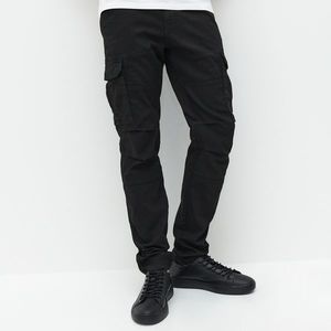 Reserved - Cargo nohavice slim fit - Čierna vyobraziť