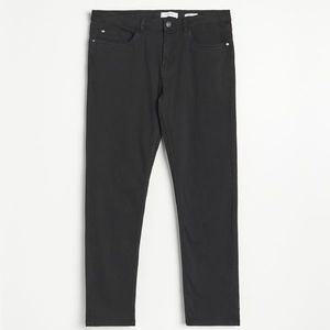 Reserved - bavlnené nohavice regular fit - Čierna vyobraziť