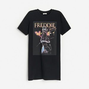Reserved - Šaty s potlačou Freddie Mercury - Čierna vyobraziť