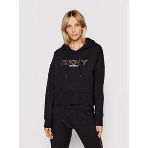 DKNY Sport Mikina DP1T8023 Čierna Regular Fit vyobraziť