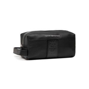 Tommy Hilfiger Kozmetická taštička Leather Washbag AM0AM05757 Čierna vyobraziť