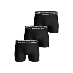 Pánske čierne boxerky 3p Shorts Noos Solids Shorts - trojbalenie vyobraziť