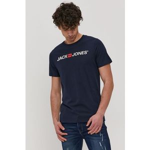 Tričko Jack & Jones tmavomodrá farba vyobraziť