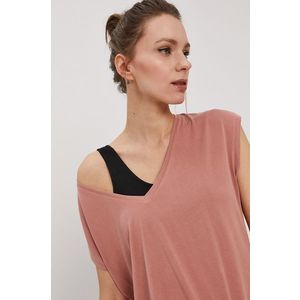 Tričko Vero Moda ružová farba vyobraziť