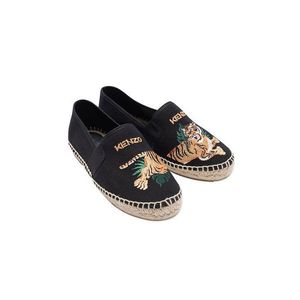 Detské espadrilky Kenzo Kids čierna farba vyobraziť